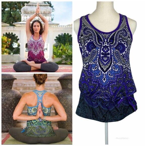 Athleta Tops - Athleta Tic Tac Toe Paisley Tank